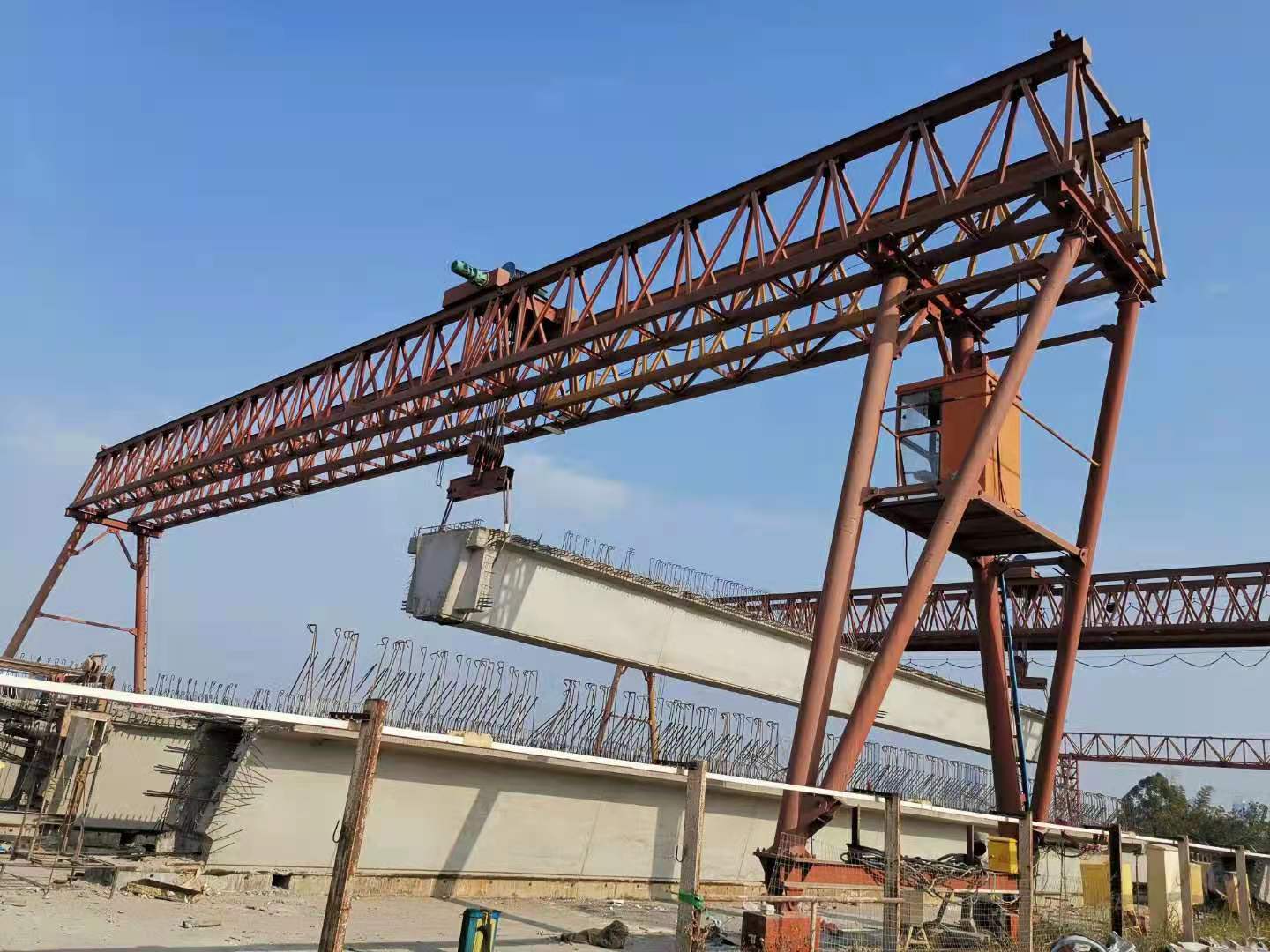 工业园区一大桥预制箱梁压浆施工